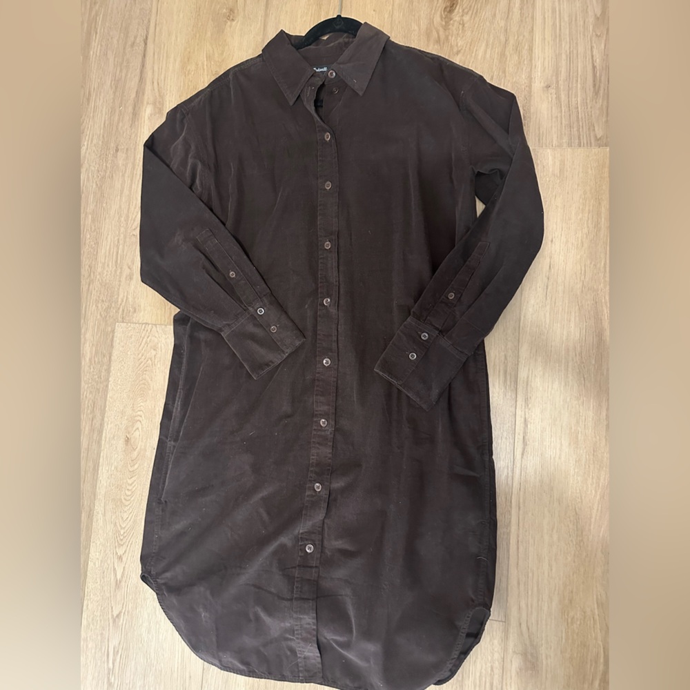 Madewell Brown Shirt Dress